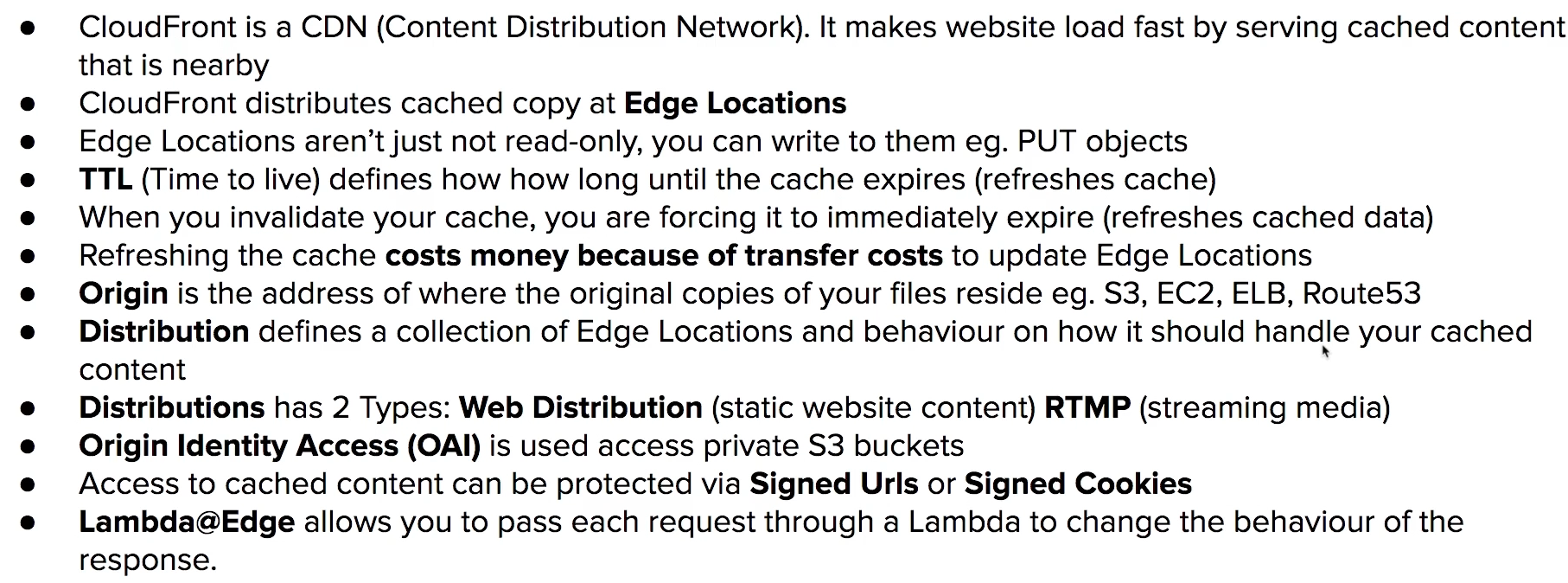 [AWS SAAC02 Study Note] Global Acceleration CloudFront & S3